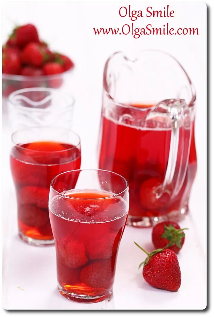 Kompot z truskawek na zimę pasteryzacja