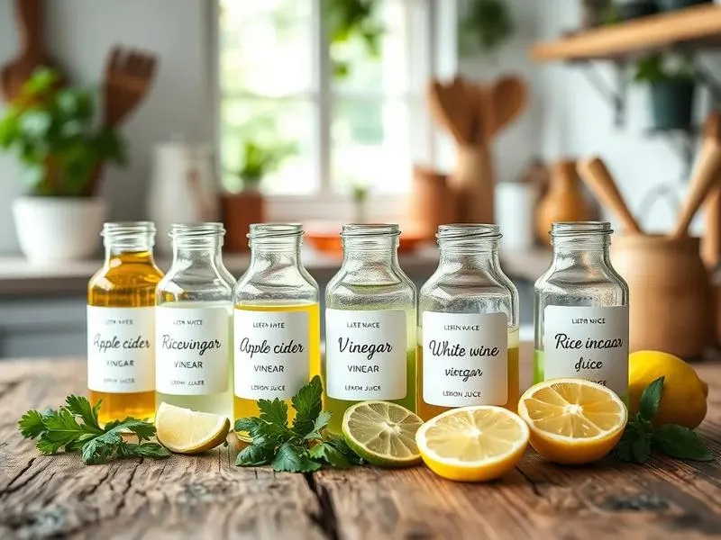 Ocet ryżowy i balsamiczny