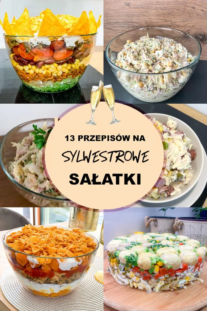 Oryginalne sałatki na sylwestra
