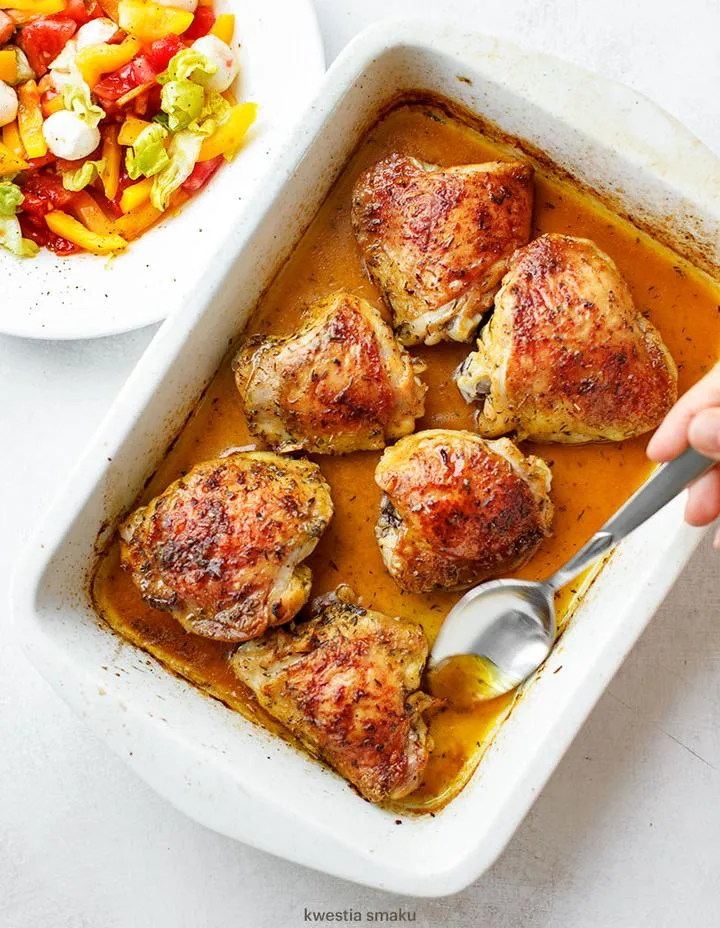 Smażenie udek z kurczaka